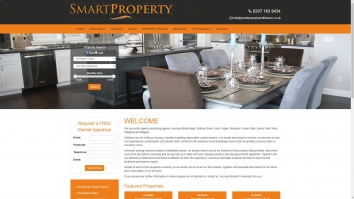 Screenshot of Smart Property and Finance Ltd, Letting and Estate Agents website