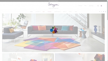 Screenshot of Sonya Winner Rug Studio website
