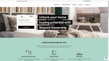 Screenshot of Sovereign Living website