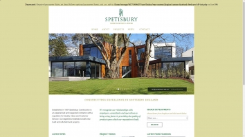 Screenshot of Spetisbury Construction | Spetisbury Construction website