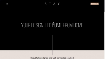 Screenshot of STAY Residences website