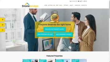 Screenshot of Stonebridge, London website