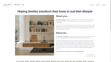 Screenshot of Studio Wolsey website