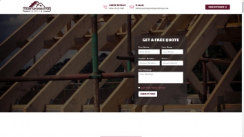 Screenshot of Taunton Prestige Roofing website