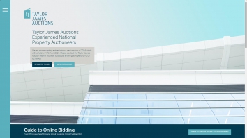 Screenshot of Taylor James Auctions LTD, Birmingham website