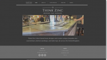 Screenshot of Think Zinc website
