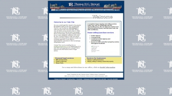 Screenshot of Thomas H G Stewart website