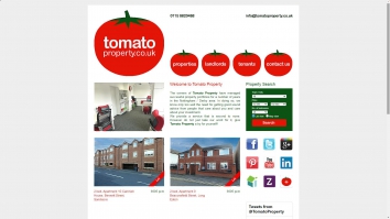 Screenshot of Tomato Property website