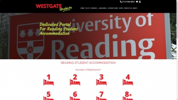Screenshot of Westgate Students, Reading website