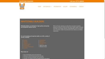 Screenshot of Whitstable Ltd website