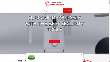 Screenshot of Wireless Home Alarm Systems - Wireless Home Alarm UK website