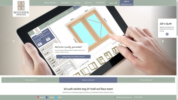 Screenshot of Wooden Windows website