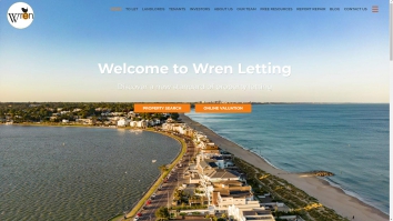 Screenshot of Wren Lettings website